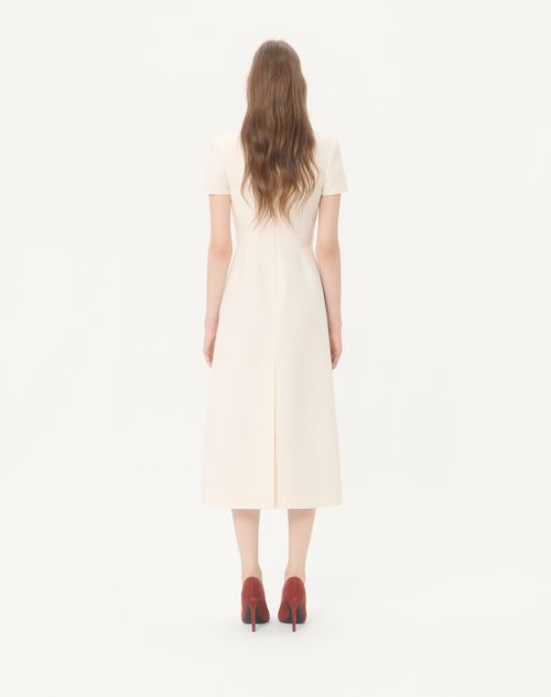 Valentino - Embroidered Crepe Couture Dress - Ivory - Woman - Dresses