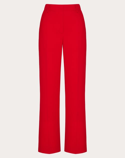 Red Valentino PANTALONI IN CADY COUTURE