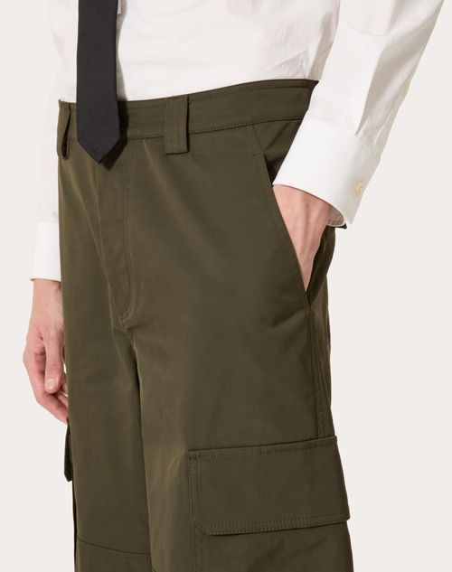 Valentino Nylon Cargo Pants with Belt Loops men - Glamood Outlet