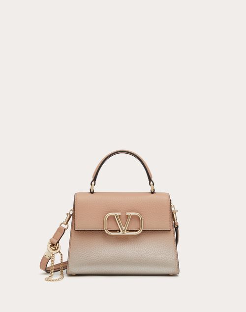 Valentino Garavani - Small Vsling Handbag In Gradient-effect Grainy Calfskin - Rose Cannelle - Woman - Bags