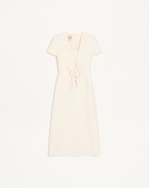 Valentino - Embroidered Crepe Couture Dress - Ivory - Woman - Dresses