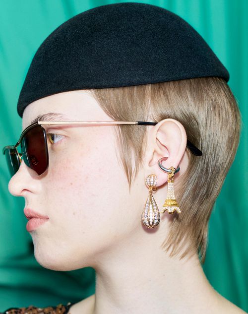 Valentino Garavani - Poetiques Des Gouttes Metal And Swarovski® Crystal Earrings - Gold/crystal - Woman - Fashion Jewelry