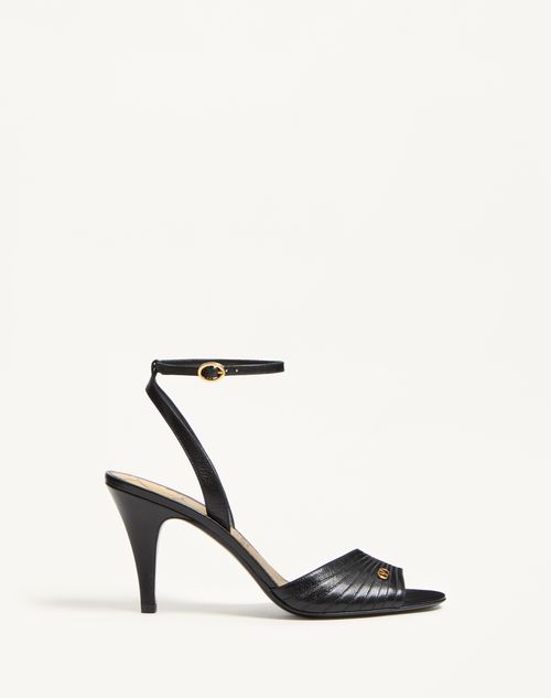 Ladycrush Sandal In Kidskin 85mm for Woman in Ivory Ladycrush Sandal In Kidskin 85mm for Woman in Ivory