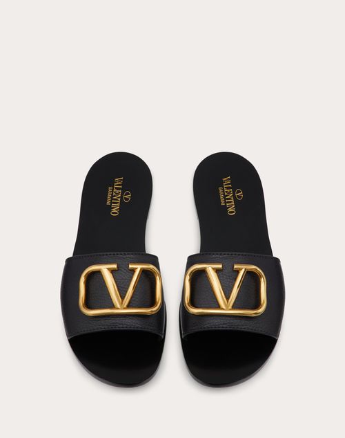 VT 25 Vlogo Signature Black Pumps Cowhide 341054