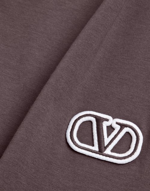 Vロゴ シグネチャーパッチ コットン Tシャツ for メンズ インチ