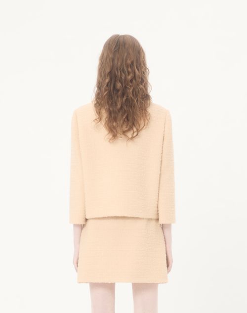 Valentino - Curly Wool Jacket - Birch - Woman - Jackets And Blazers