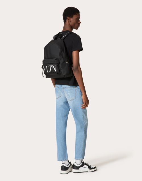 Valentino Garavani - Vltn Nylon Backpack - Black - Man - Backpacks