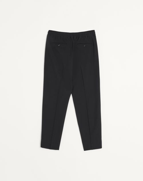 Valentino - Wool Pants - Black - Man - Pants And Shorts