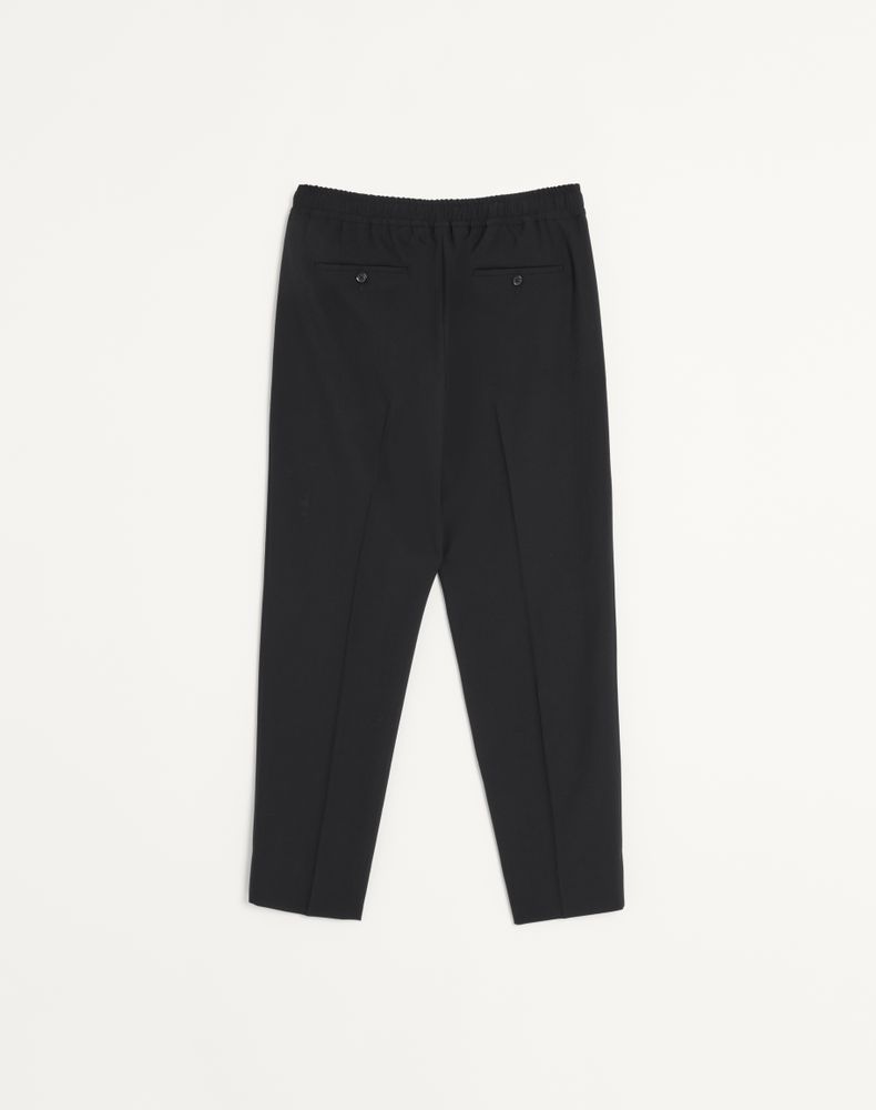 Valentino Wool Trousers Man Black 52