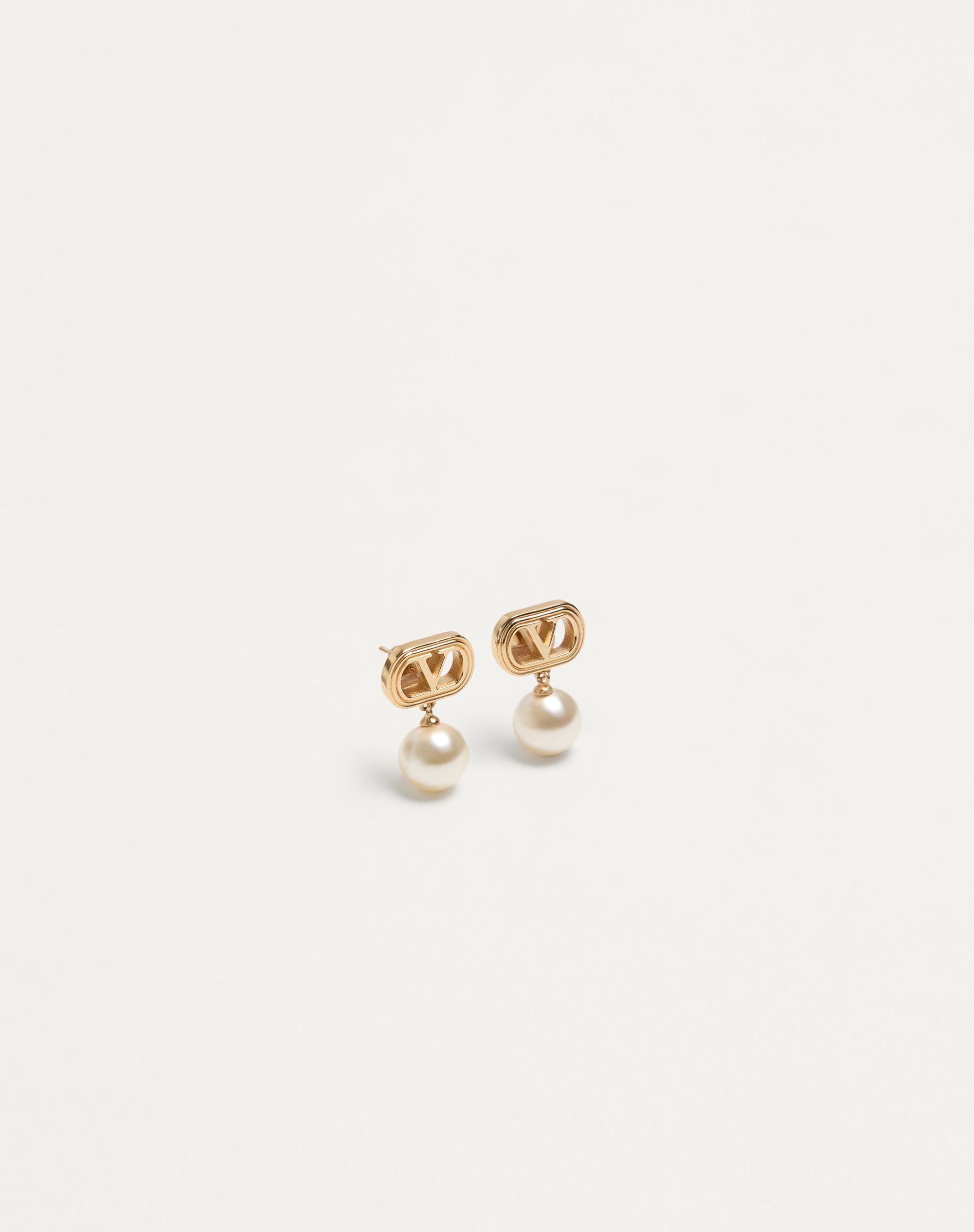 ピアス VALENTINO Valentino Garavani Ovalette Earrings Valentino Garavani Ovalette Metal Earrings | italist, ALWAYS