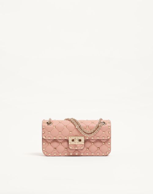 Valentino Garavani - Valentino Garavani Rockstud Spike Small Shoulder Bag In Kidskin - Phard - Woman - Shoulder Bags