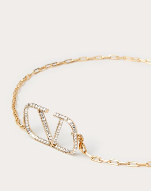 ヴァレンティノ ガラヴァーニ チェーンベルト フラワー Valentino Garavani Vロゴ シグネチャー チェーンベルト