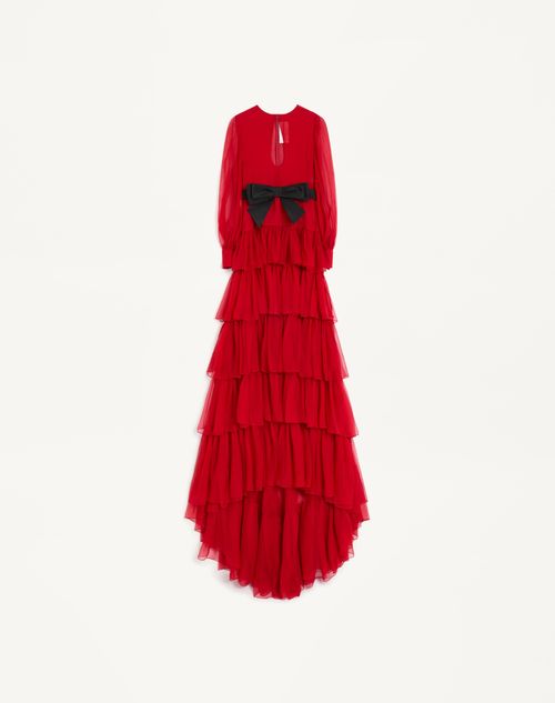 Valentino - Chiffon Long Dress - Paris - Woman - Ready To Wear