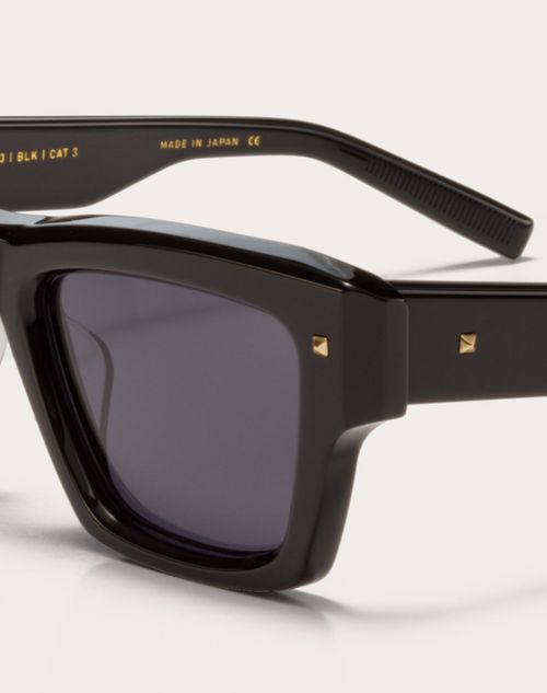 Valentino Black Acetate XXII Sunglasses