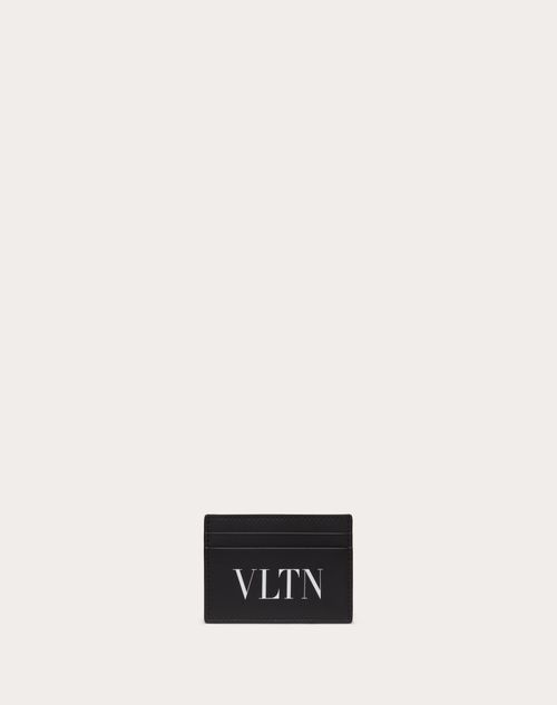 Valentino Garavani - Vltn Cardholder - Black - Man - Wallets And Small Leather Goods