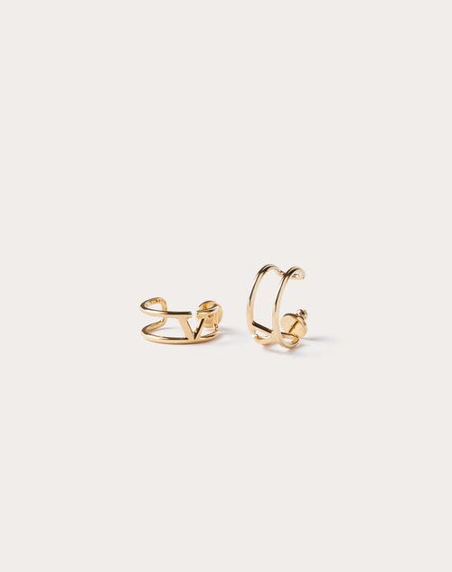 Valentino Garavani - Vlogo Signature Metal Earrings - Gold - Woman - New Arrivals