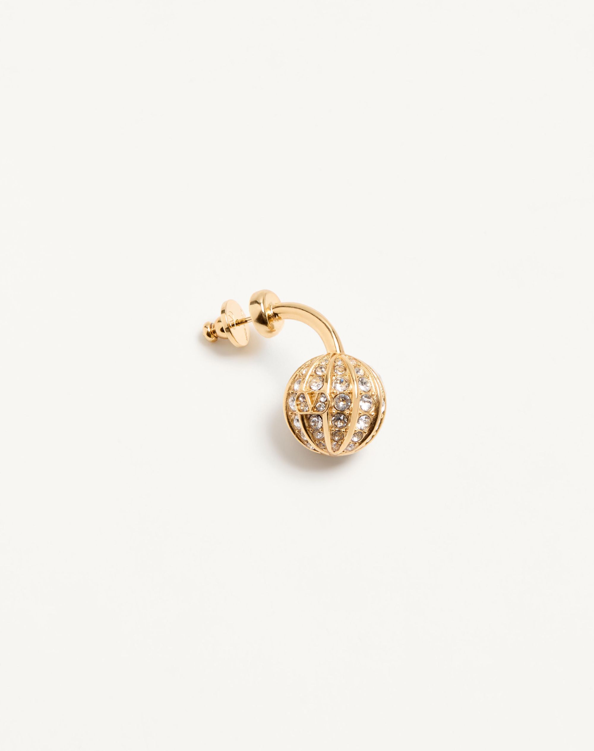 Poetique Des Gouttes Mono Earring In Metal And Swarovski