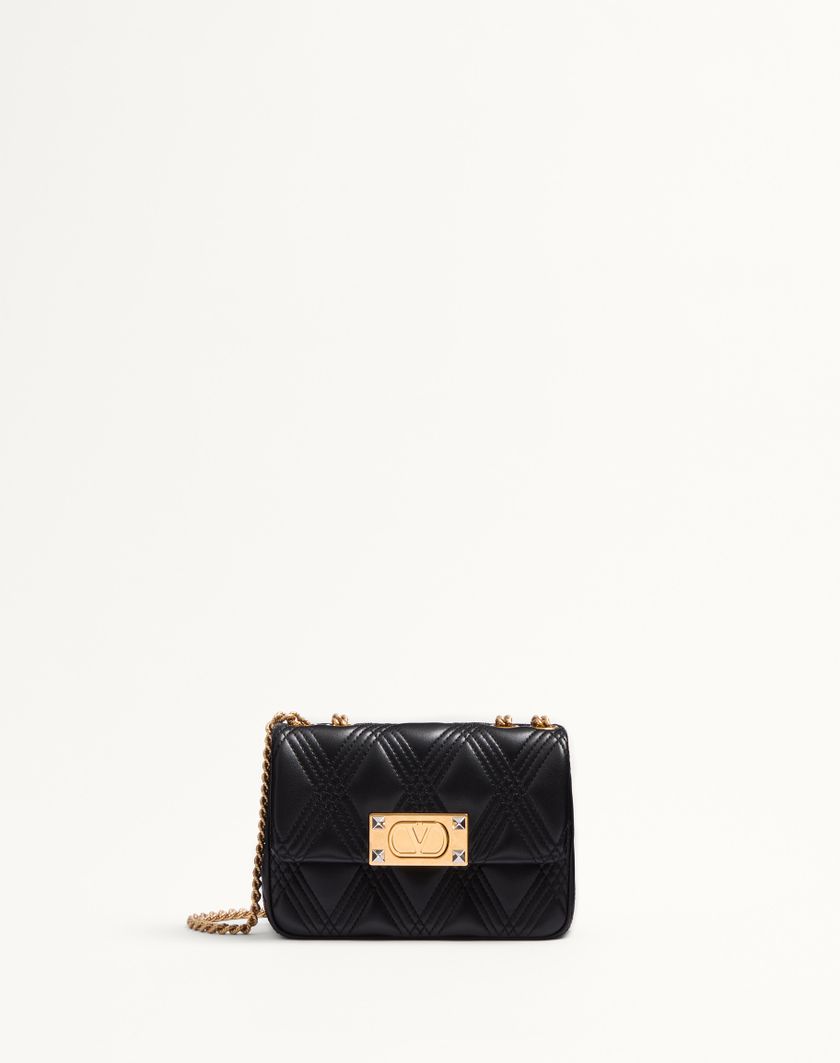 Valentino Handbags Borsa A Spalla Piccola Valentino Garavani Quiltie 67 In Nappa Trapuntata per Donna in Nero | Valentino IT