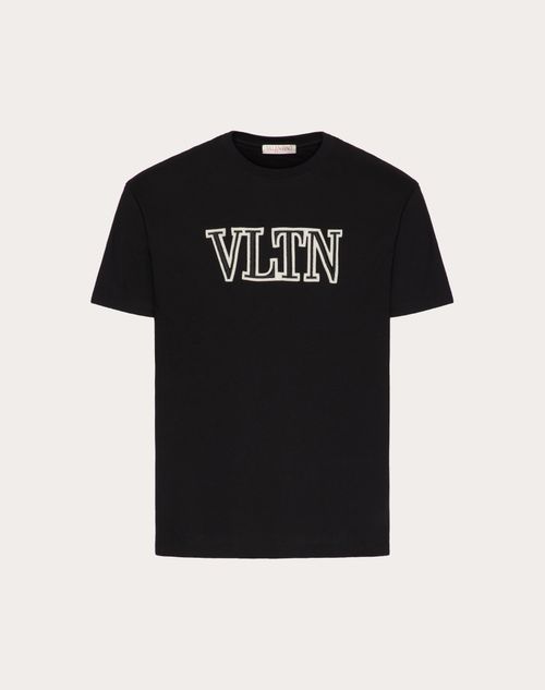 VLTNエンブロイダリー コットンTシャツ