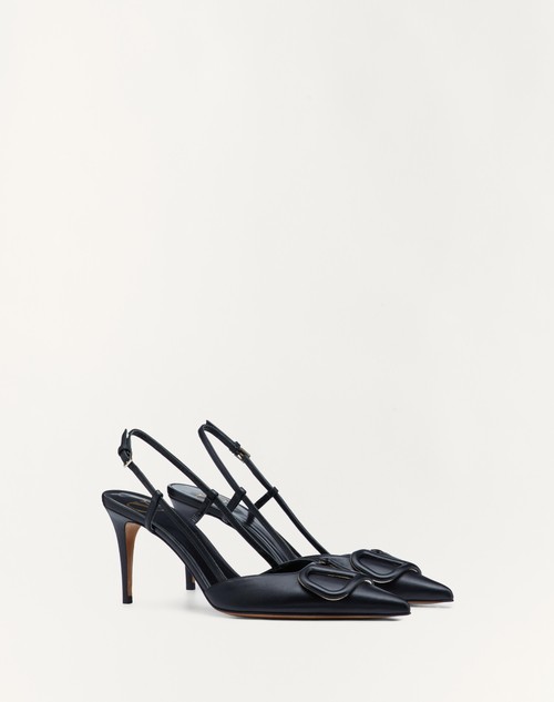 Valentino Garavani VLogo Signature 80mm slingback pumps - Black