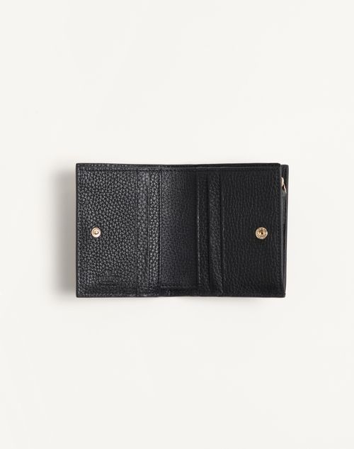 VALENTINO ヴァレンティノ 財布 ロックスタッズ グレインカーフ