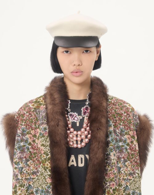 Valentino - Gobelin Apres L'hiver Fiorellini Vest - Multicolor - Woman - Coats And Outerwear