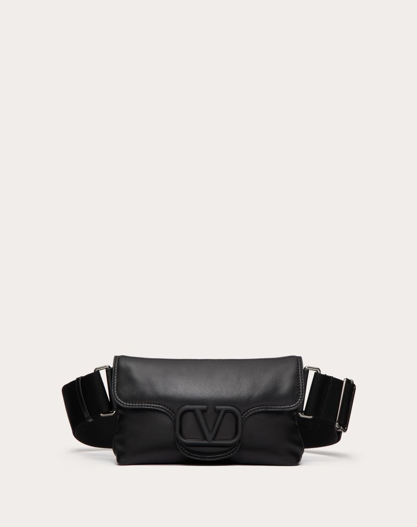 Valentino Handbags Borsa A Tracolla Valentino Garavani Noir In Nappa per Uomo in Nero | Valentino IT