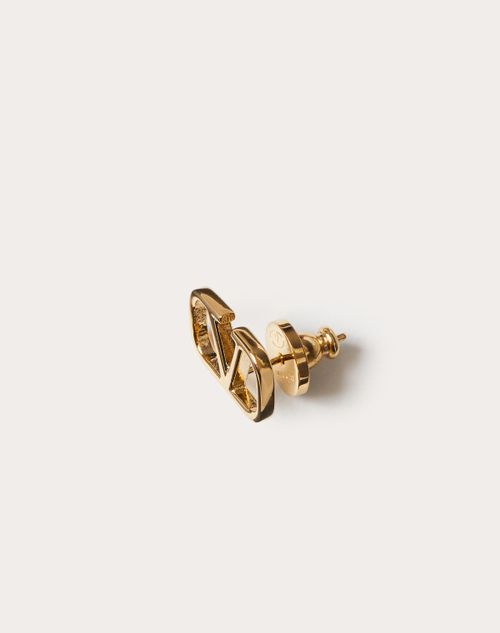 Valentino Garavani Women's Vlogo Signature Metal Earrings - Natural