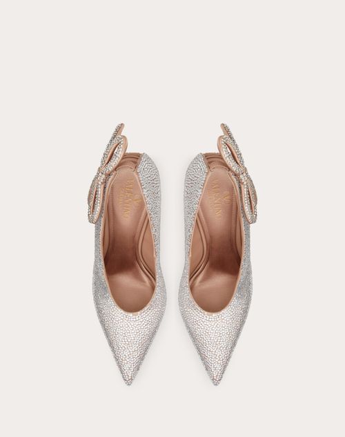Valentino Garavani - Valentino Garavani Nite-out Pump With Crystals 110 Mm - Crystal - Woman - Woman View All