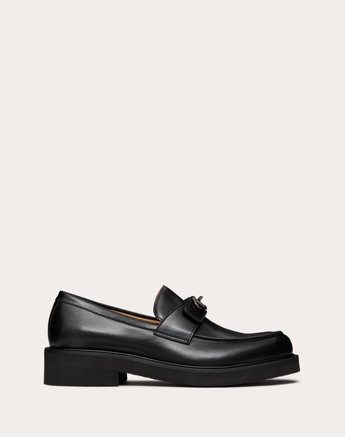 Valentino Garavani Black VLogo Loafers