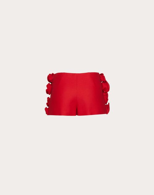 Valentino - Crepe Couture Skort - Red - Woman - Pants And Shorts