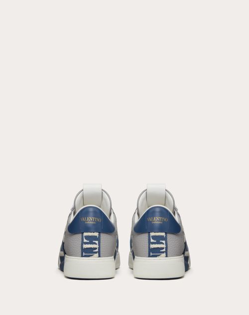 Valentino Garavani - Vl7n Calfskin Sneaker - Grey/blue/ice - Man - Man View All