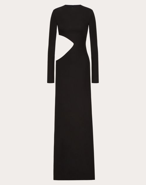 Valentino - Cady Couture Evening Dress - Black - Woman - Dresses