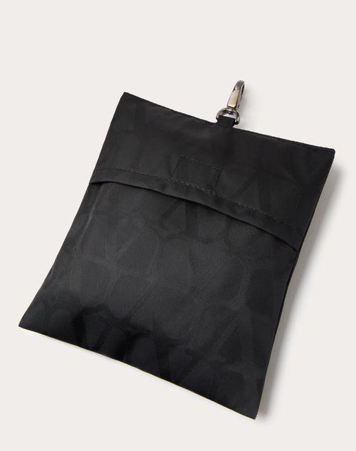 Valentino Garavani - Toile Iconographe Reversible Nylon Bucket Hat With Clutch - Black - Man - Man View All