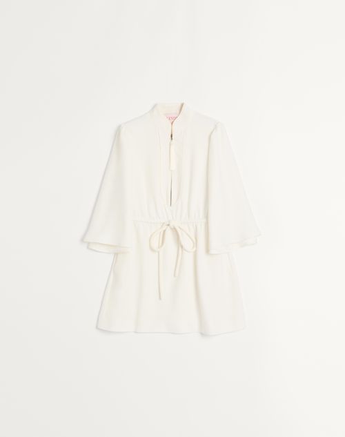 【関税&送料込】Valentino Garavani Ivory Cady Couture Wide-L Cady Couture Dress for Woman in Ivory | Valentino SA