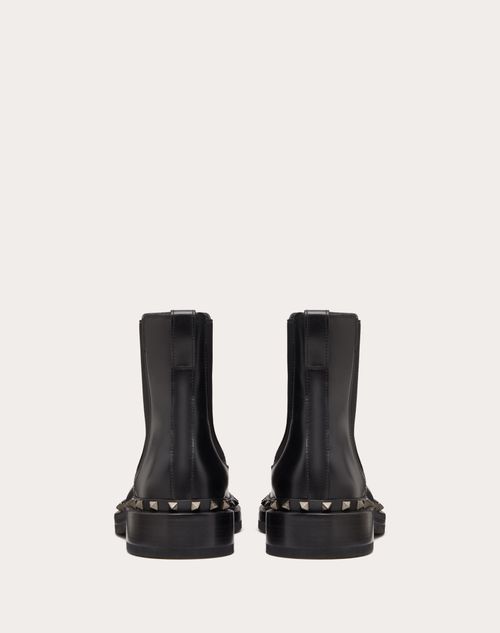 M-WAY ROCKSTUD ANKLE BOOT IN CALFSKIN LEATHER