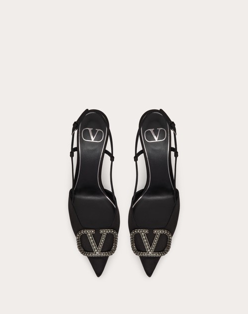 Valentino Garavani VLogo 90mm slingback pumps - Green