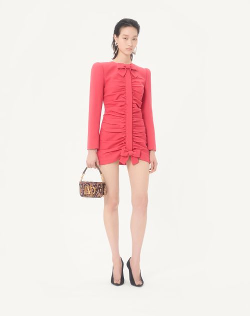 Valentino Garavani - Borsa Piccola A Spalla Valentino Garavani Locò Ricamata Animalier - Marrone/multicolor - Donna - Loco - Bags