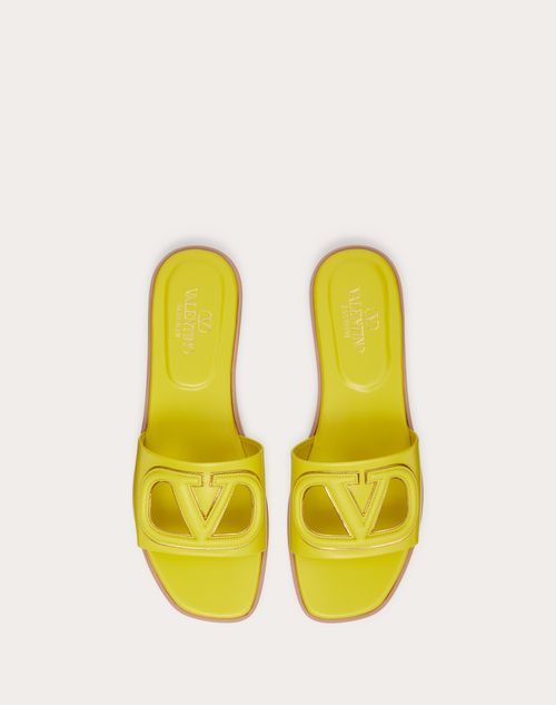 Clear best sale valentino slides