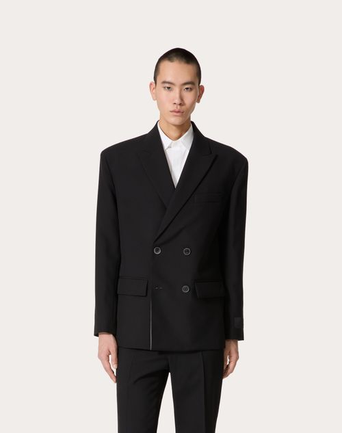 Double-breasted Wool Jacket With Maison Valentino Tailoring Label for ...