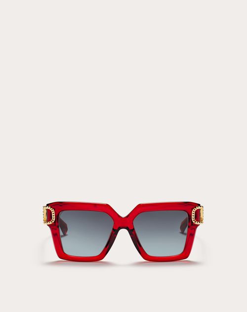 Red Valentino V-UNO OCCHIALE OVERSIZE A FARFALLA IN ACETATO