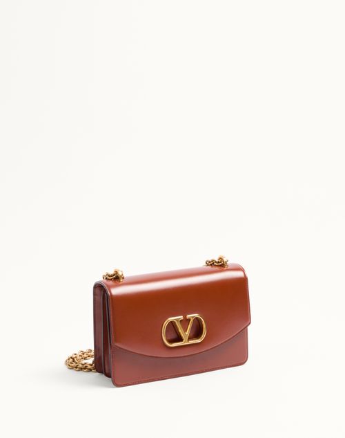 Valentino Garavani Vain Shoulder Bag In Shiny Calfskin for Valentino Garavani Vain Shoulder Bag In Shiny Calfskin for
