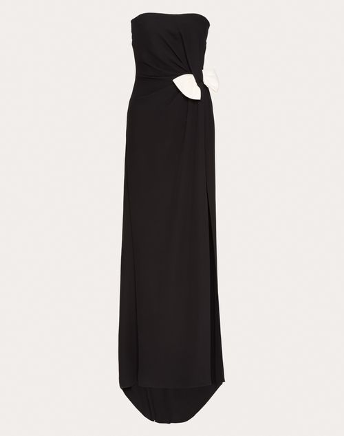 Valentino - Vestido De Noche De Cady Couture - Negro - Mujer - Ropa