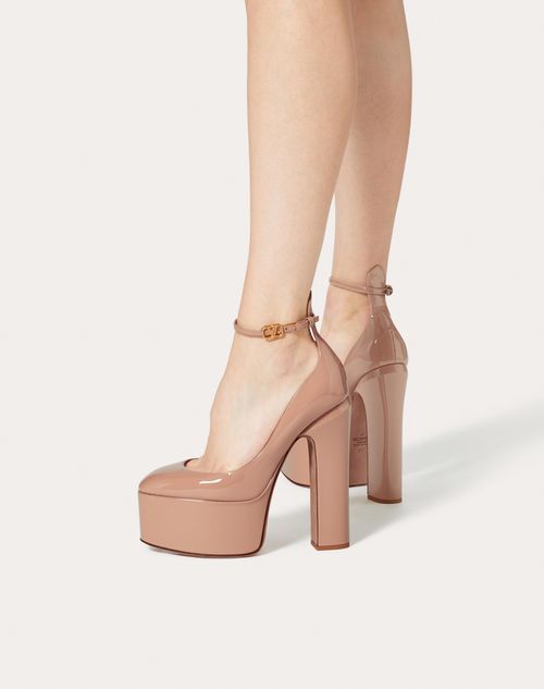Valentino Garavani - Valentino Garavani Tan-go Platform Pump In Patent Leather 155 Mm - Rose Cannelle - Woman - Woman View All