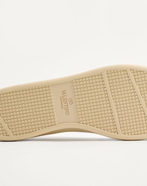 Valentino Garavani - Royco Sneaker In Nappa Calfskin With Le Chat De La Maison Motif - White - Man - Sneakers