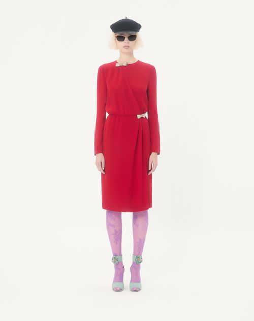 Valentino - Embroidered Cady Couture Midi Dress - Paris - Woman - Dresses