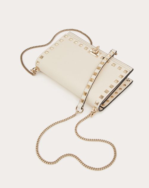 Valentino rockstud discount pouch with chain