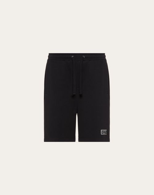 Black valentino shorts clearance