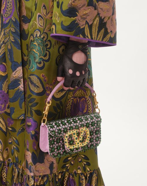 ヴァレンティノ ガラヴァーニ ロコ エンブロイダリー ジュエルロゴ  