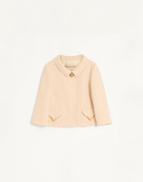 Valentino - Curly Wool Jacket - Birch - Woman - Jackets And Blazers